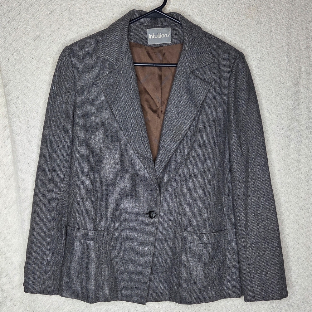 Intuition Charcoal Men's Blazer